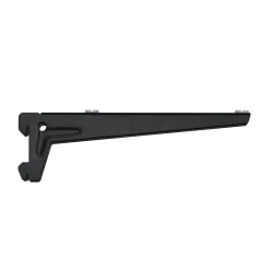 TrendLine Winkelträger 1-reihig/2-reihig schwarz 23 x 5 cm 2 Stück
