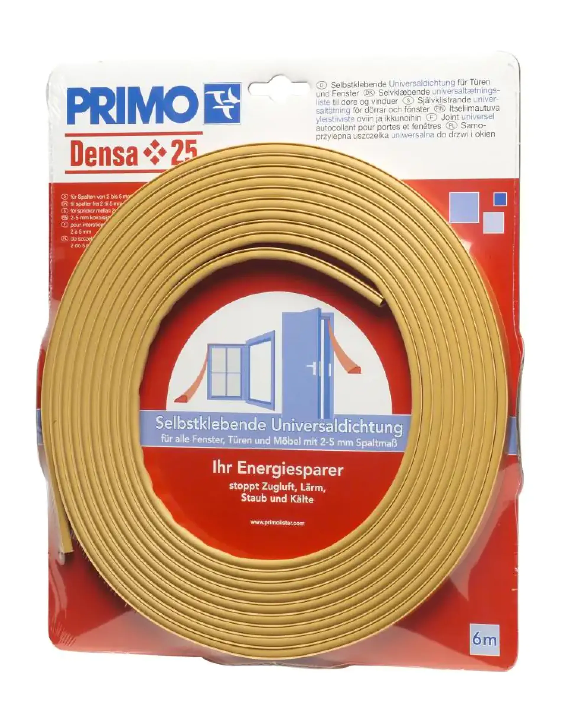 Universaldichtung Türen + Fenster beige, 2-5 mm