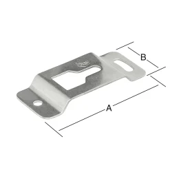 Vormann Aufhängelaschen 74 x 32 mm