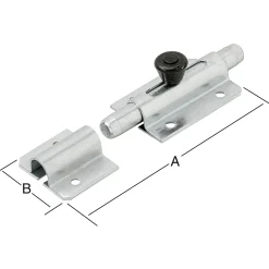 Vormann Bolzen-Knopfriegel verzinkt 80 x 36 mm