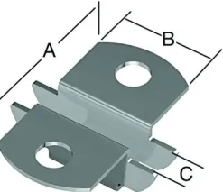 Vormann Einsteckhalter 30 x 15 mm