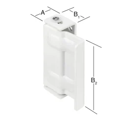 Vormann Fenster- und Türsicherungen weiß 16-25 x 27/92 mm