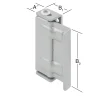 Vormann Fenster- und Türsicherungen aluweiß 16-25 x 27/92 mm