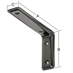 Vormann 3F-Konsolen schwarz 16 x 10.5 cm