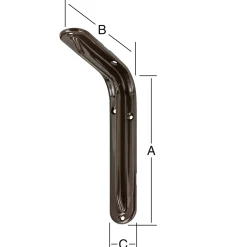 Vormann Format-Standard-Konsolen braun 14.5 x 10 cm