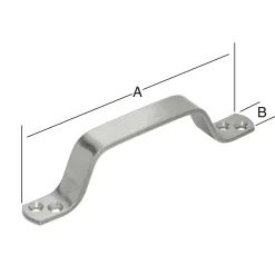 Vormann Handgriffe 200 x 20 mm