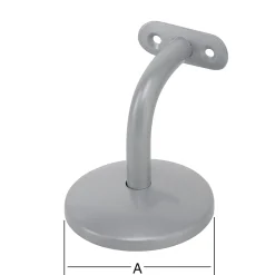 Vormann Handlaufstützen aluweiß Ø 75 mm