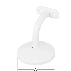 Vormann Handlaufstützen weiß Ø 75 mm