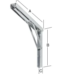 Vormann Multiline Klappträger verzinkt 40 x 27 cm