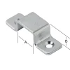 Vormann Riegelschlaufen verzinkt 30 x 14 mm