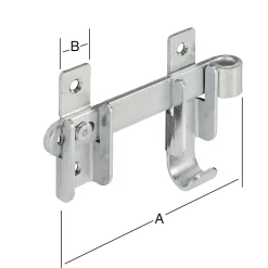 Vormann Schlagladenüberwürfe verzinkt 120 x 18 mm