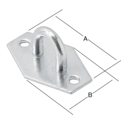 Vormann Ösenplatten verzinkt 45 x 31 mm