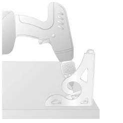 Wagner Möbelfuß Sofia Wing Stahl 11 x 6 cm schwarz matt - 1 Stück