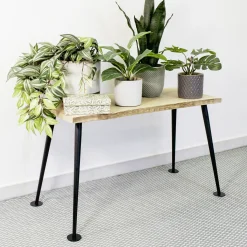 Wagner Möbelfuß ST 5520 Stahl Ø 7 x 20 cm schwarz - 1 Stück