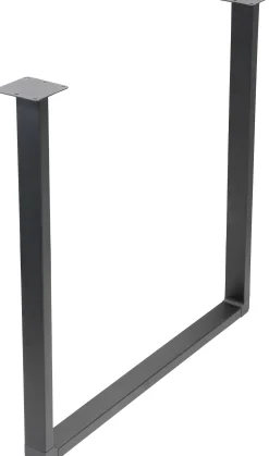 Wagner Möbelfuß Stahl 72 x 70 cm schwarz - 1 Stück
