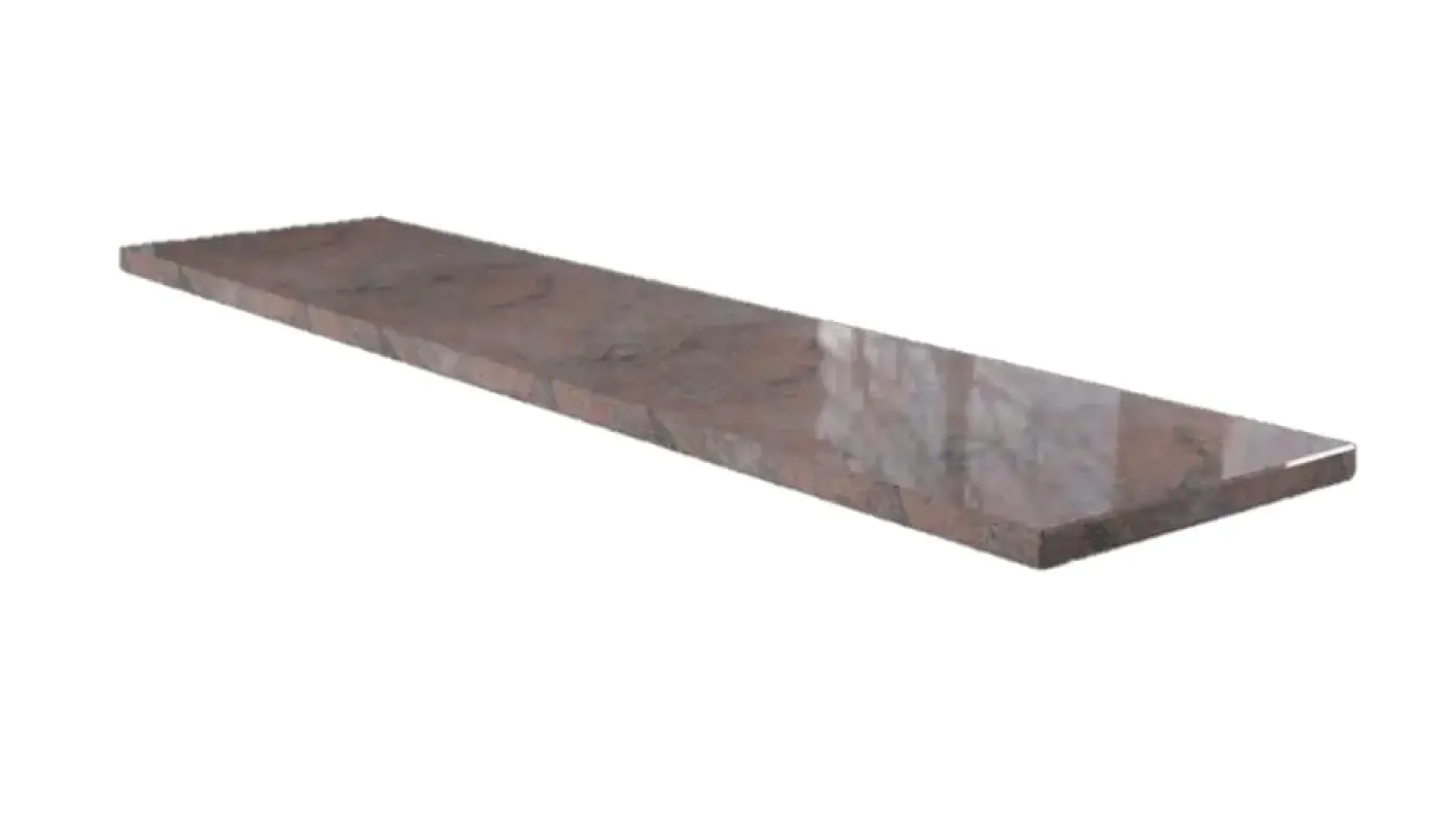 Wigastone Granit-Fensterbank Multicolor 275 x 25 x 2 cm mit Wasserrille