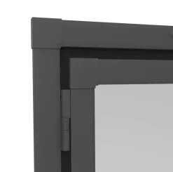 Windhager Fliegenschutz-Pendeltür 100 x 210 cm schwarz/anthrazit