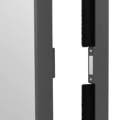 Windhager Fliegenschutz-Pendeltür 100 x 210 cm schwarz/anthrazit