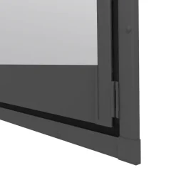 Windhager Fliegenschutz-Pendeltür 100 x 210 cm schwarz/anthrazit