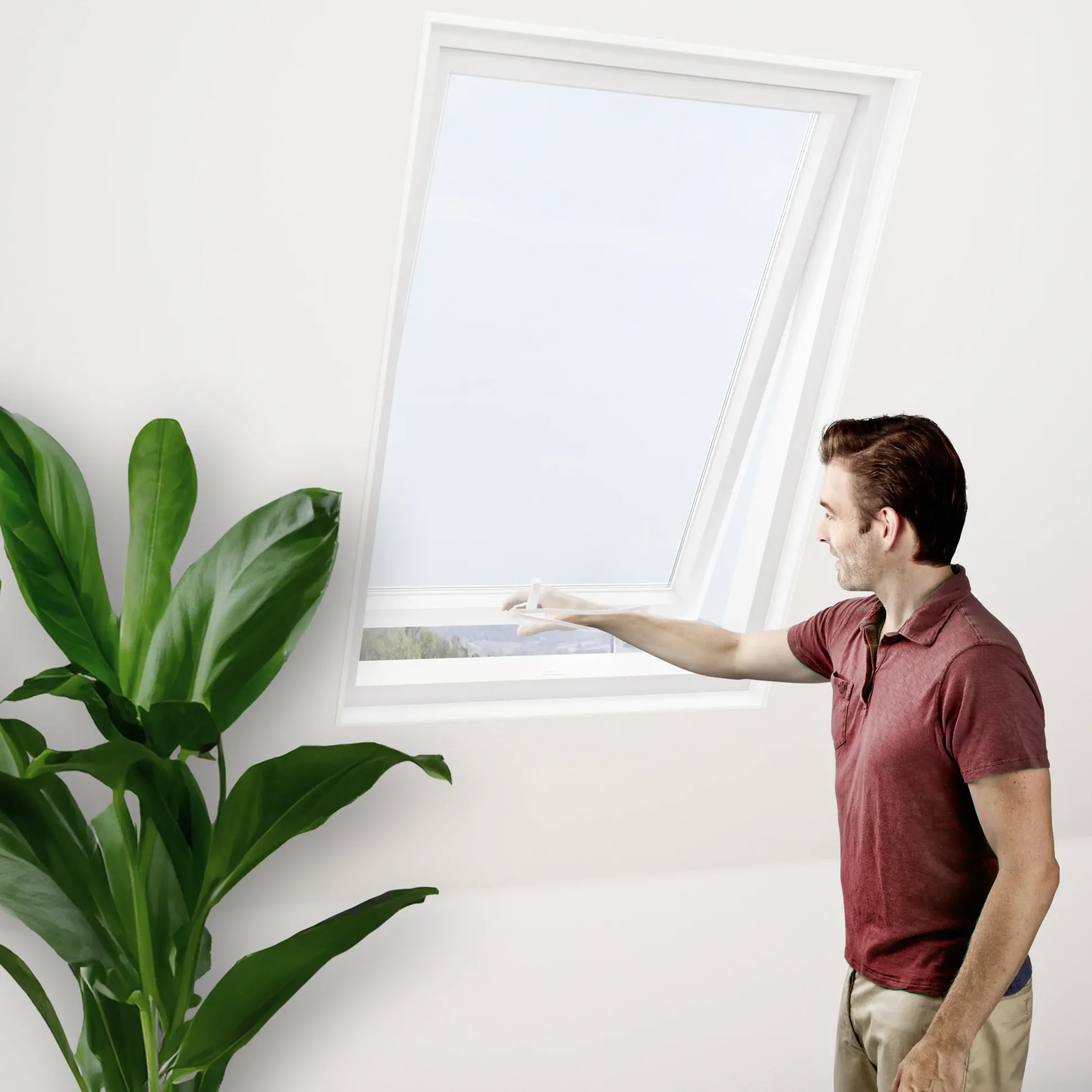Windhager IS Fliegenschutzgitter Dachfenster 130 x 150 cm weiß