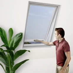 Windhager IS Fliegenschutzgitter Dachfenster 130 x 150 cm schwarz