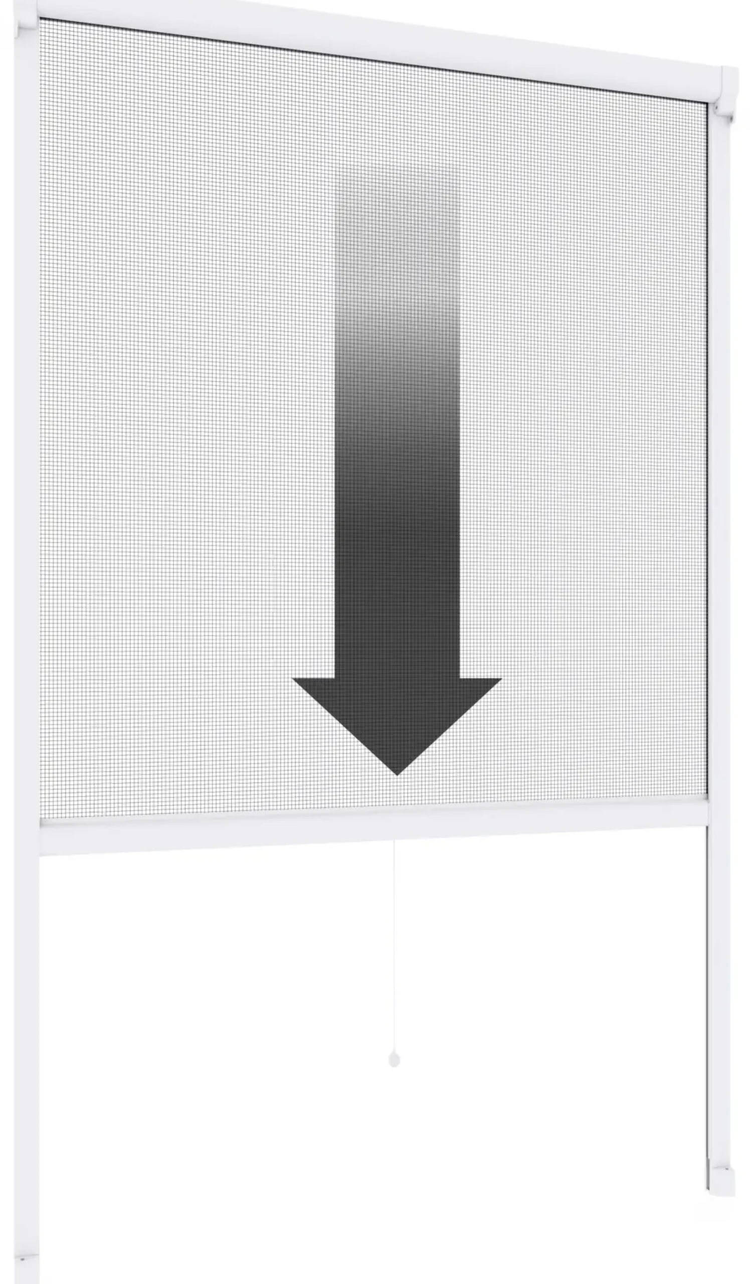 Windhager IS Maßrollo Fenster bis 130 x 160 cm schwarz/weiß