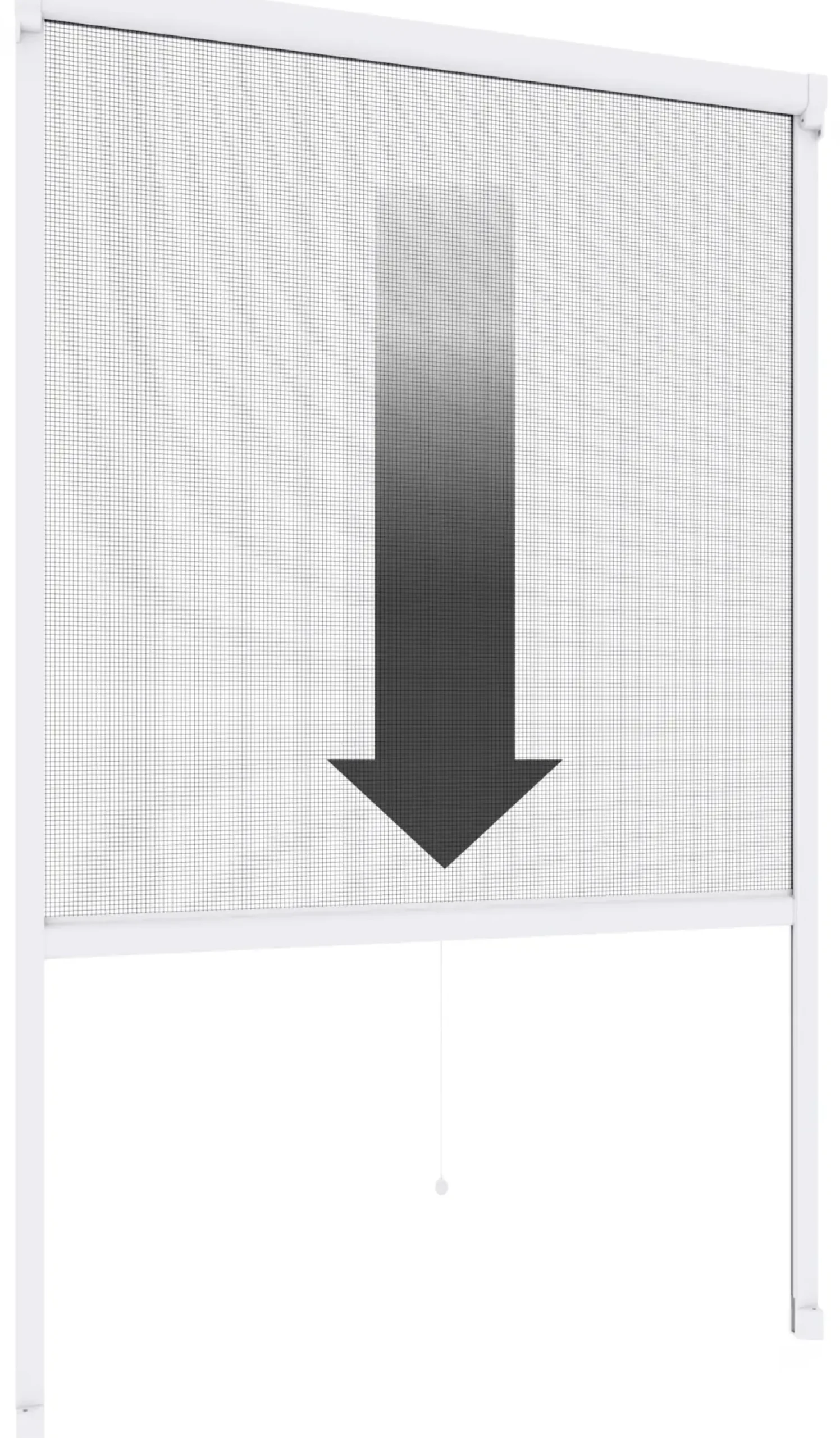 Windhager IS Maßrollo Fenster bis 160 x 160 cm schwarz/weiß