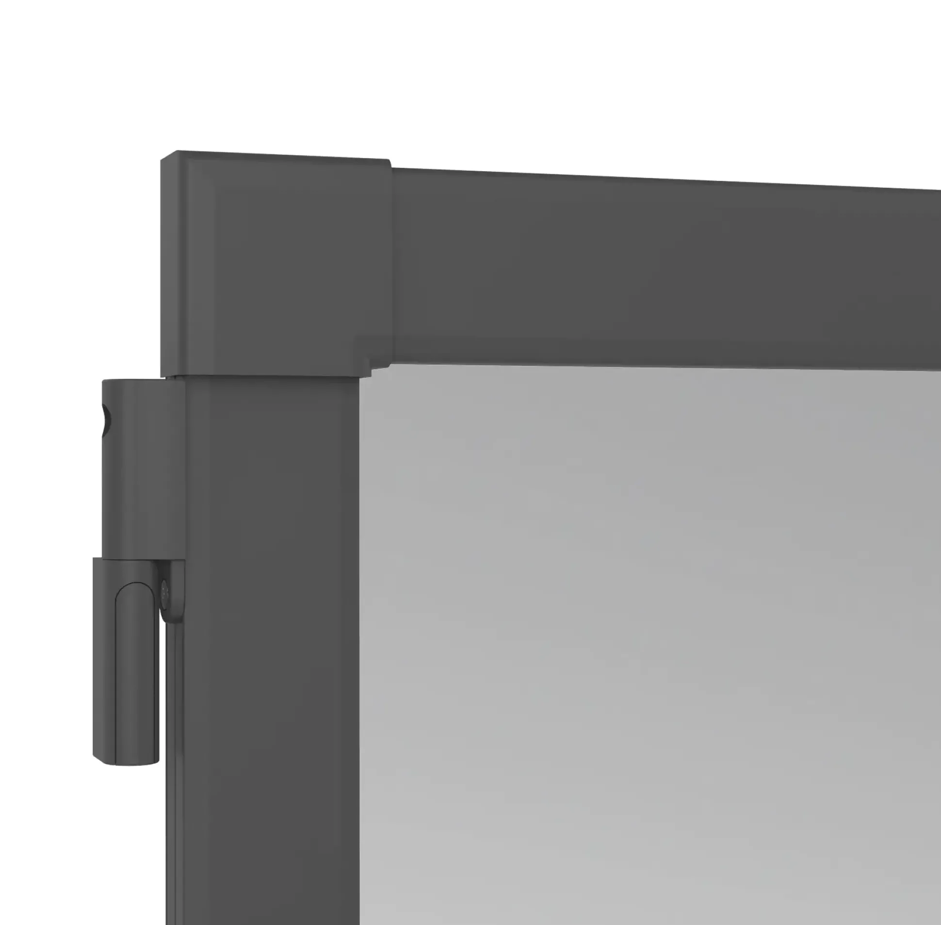 Windhager IS Plus Teleskoptür 100 x 210cm schwarz/anthrazit