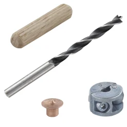 Wolfcraft Sortimentskasten 6 mm Dübel 31 teilig