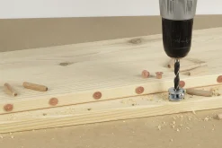 Wolfcraft Sortimentskasten 10 mm Dübel 25 teilig