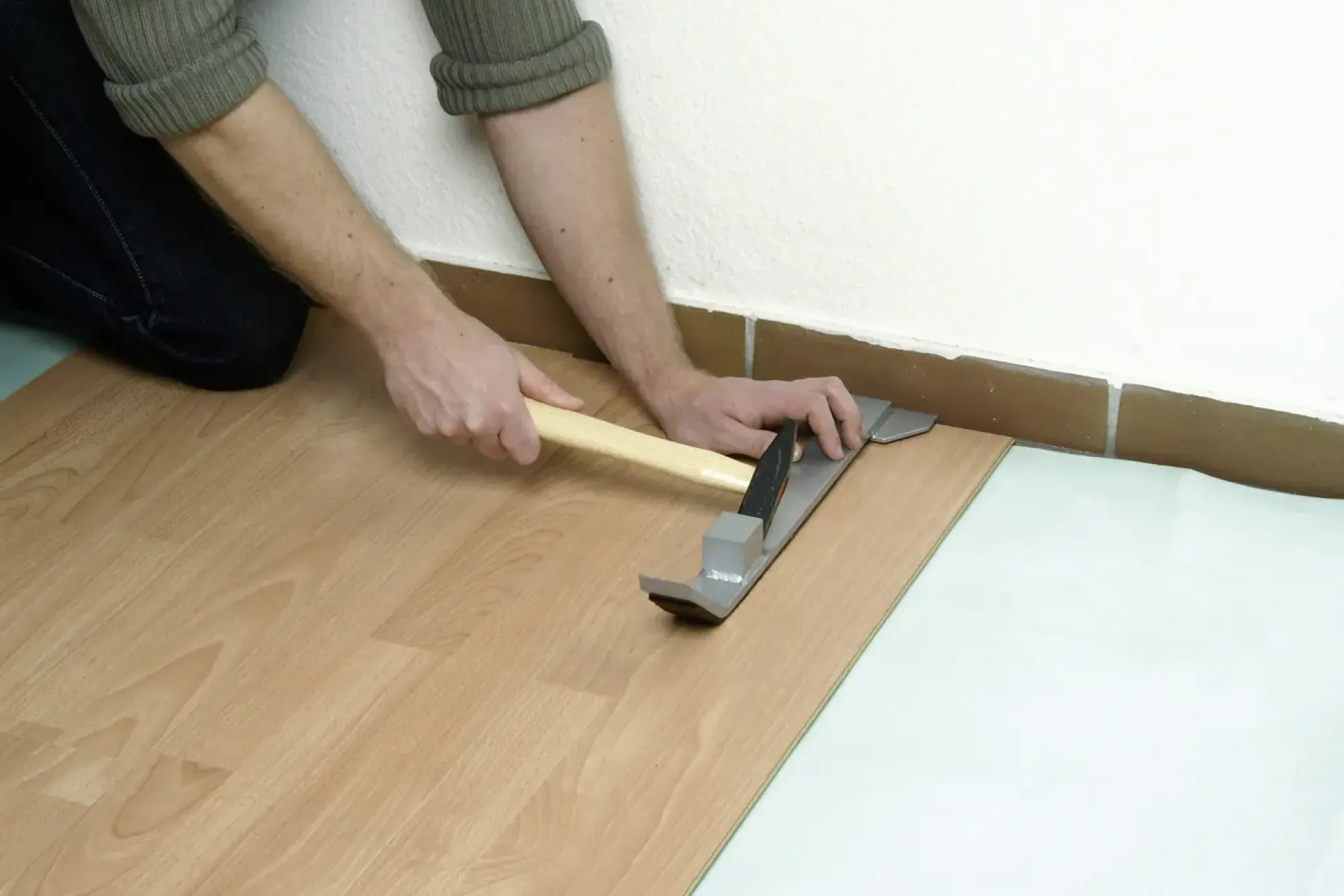 Wolfcraft Zugeisen Profi für Laminat und Parkett